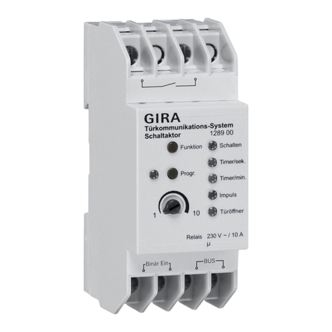 Gira 1289 00 User manual