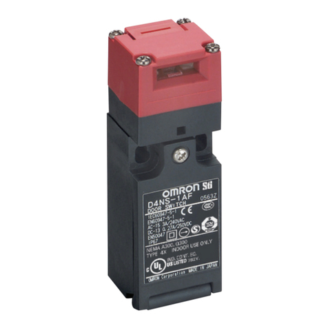 Omron D4NS - User manual
