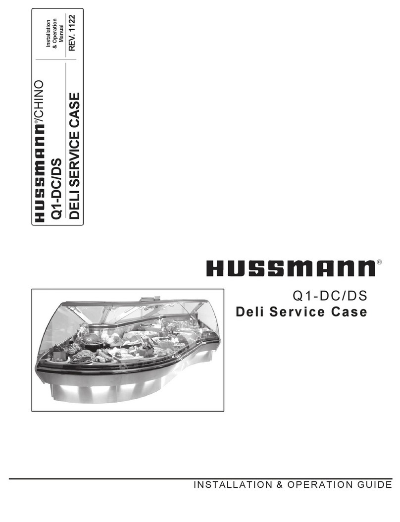 Hussmann Q1-DC Wedge Original operating instructions