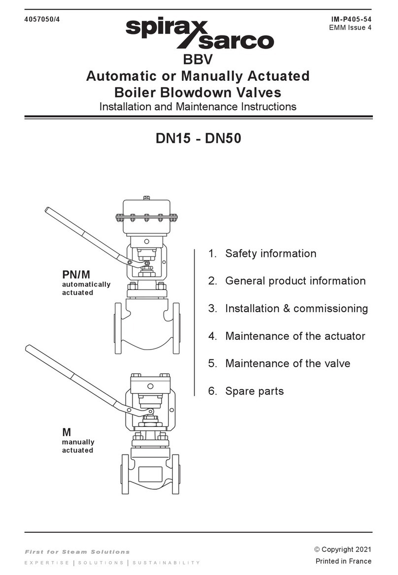 Spirax Sarco DN15 User manual