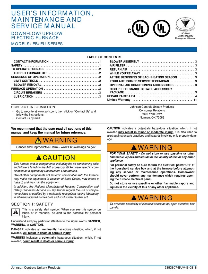 Johnson Controls EB Series Manual