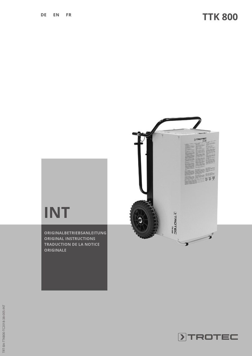 Trotec TTK 800 User manual