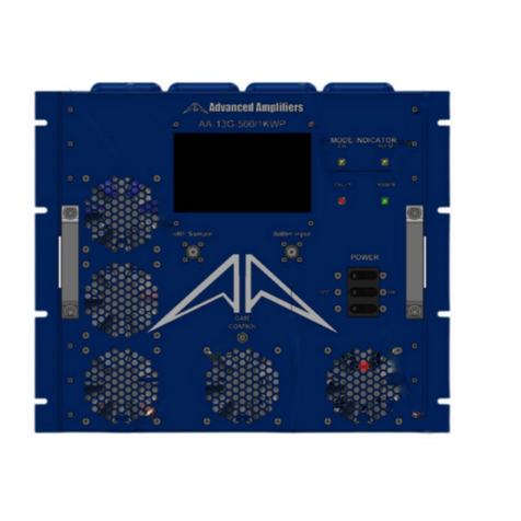 Advanced Amplifiers AMP2103P-LC instruction manual