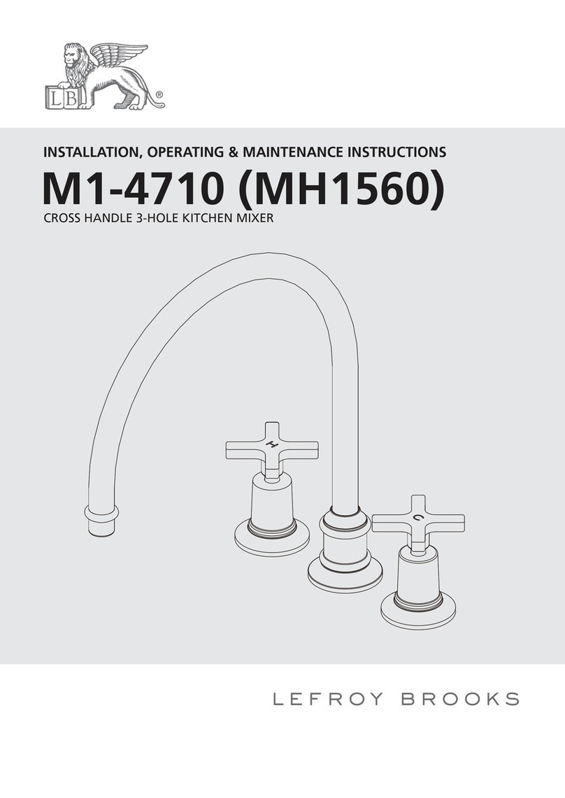 Lefroy Brooks M1-4710 Assembly instructions Lefroy Brooks M1-4710 Assembly instructions