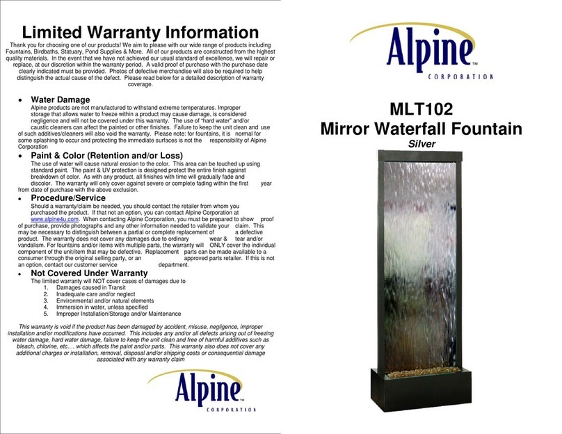 Alpine MLT102 User manual Alpine MLT102 User manual
