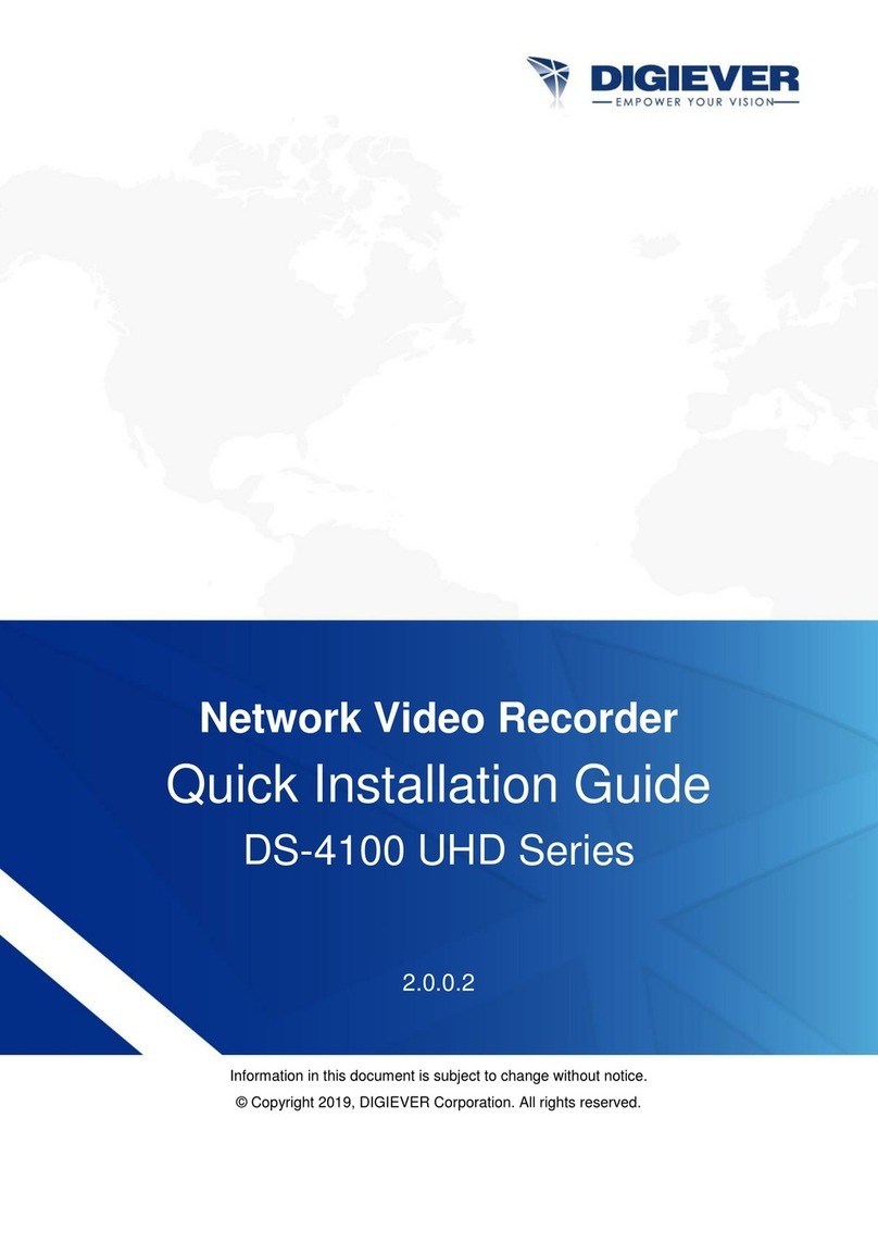 Digiever DS-4100 UHD Series Quick installation guide