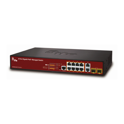 ifs NS3502-8P-2T-2S-V3 Quick installation guide