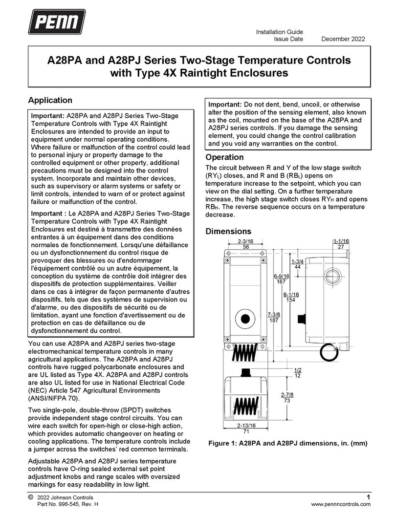 Penn A28PA Series installation guide