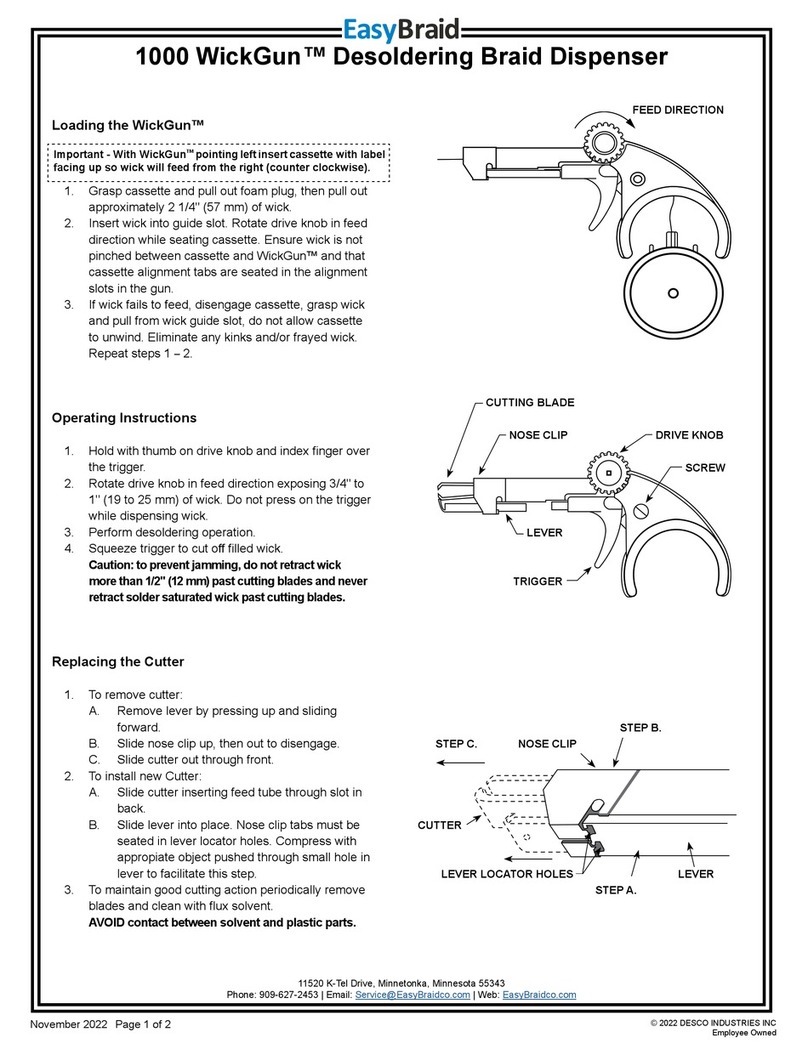 EasyBraid WickGun 1000 quick start guide