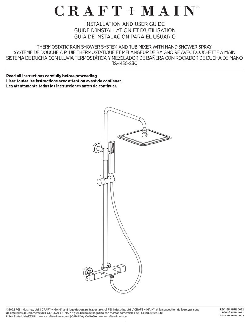 Craft+Main TS-1450-S3C Installation and user guide