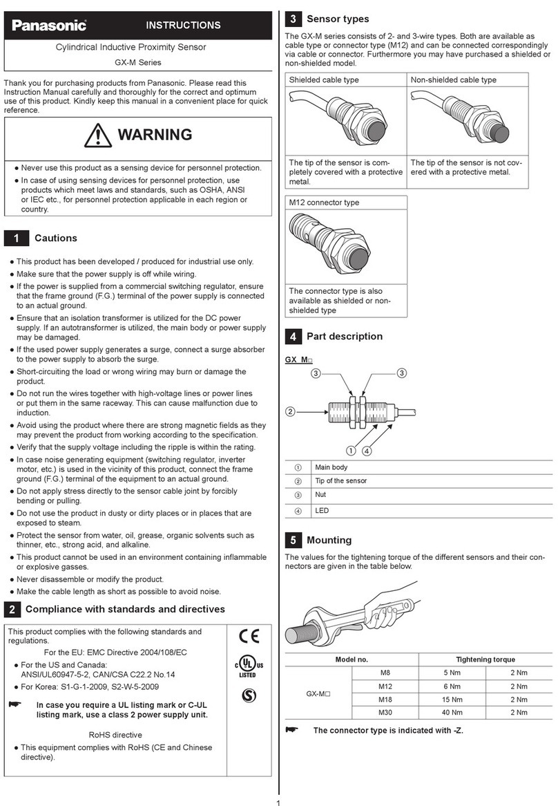 Panasonic GX-M Series instructions