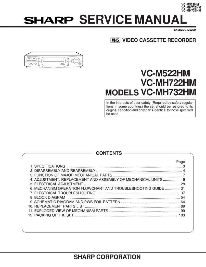 Sharp VC-M522HM User manual Sharp VC-M522HM User manual