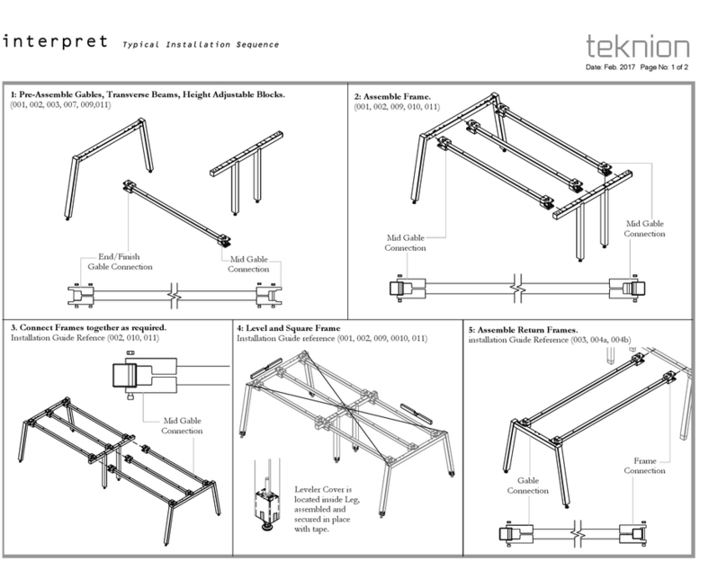 Teknion Interpret User manual