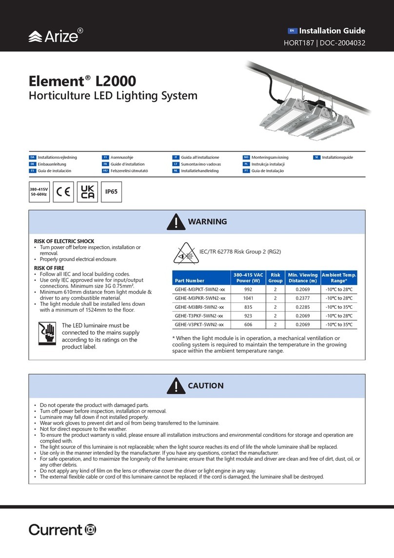 Arize Element L2000 User manual