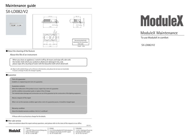 Modulex SX-LD082/V2 Maintenance Guide Modulex SX-LD082/V2 Maintenance Guide