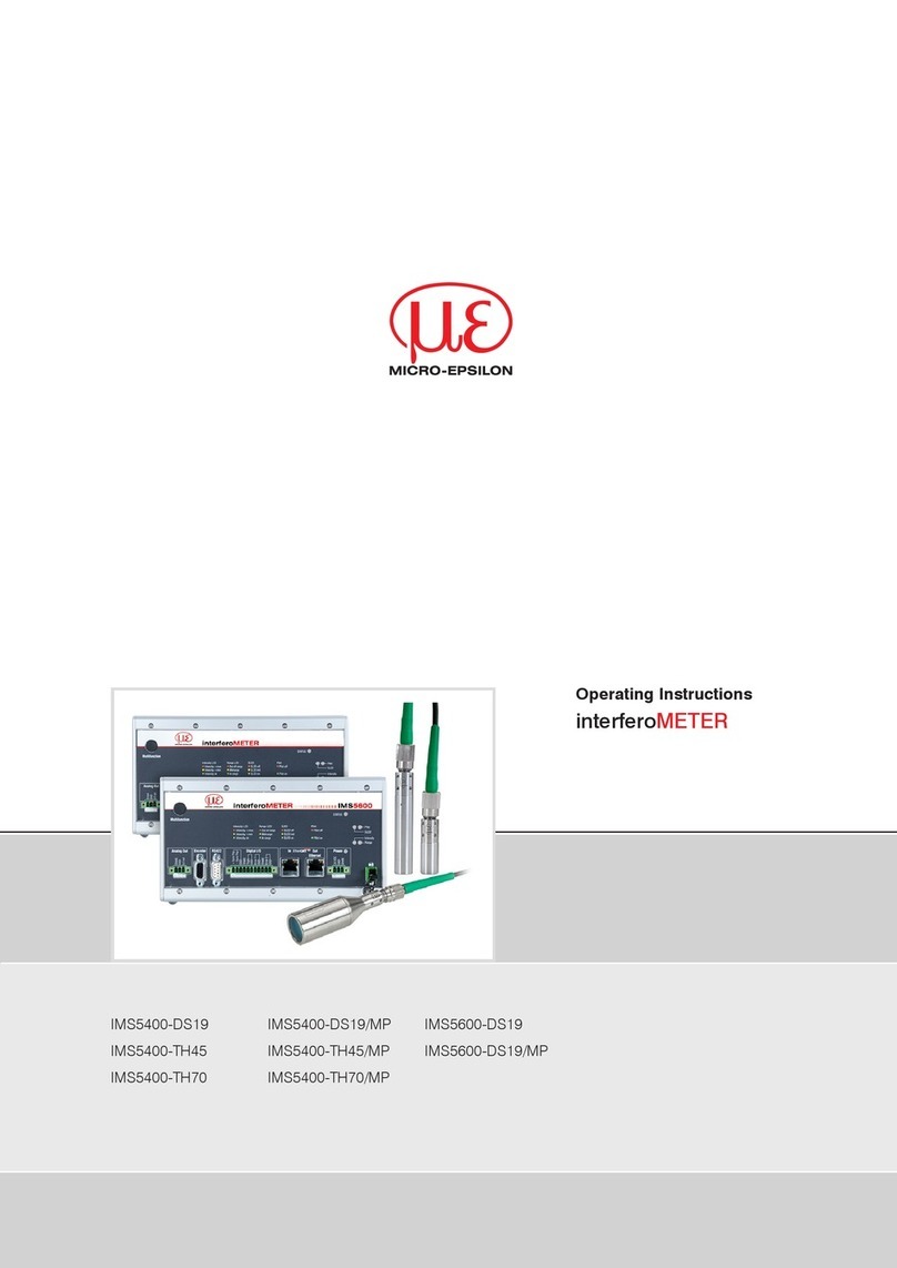 MICRO-EPSILON interferoMETER operating instructions