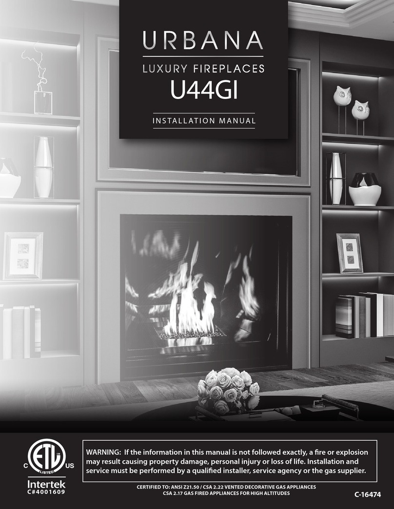 Urbana U44GI installation manual Urbana U44GI installation manual