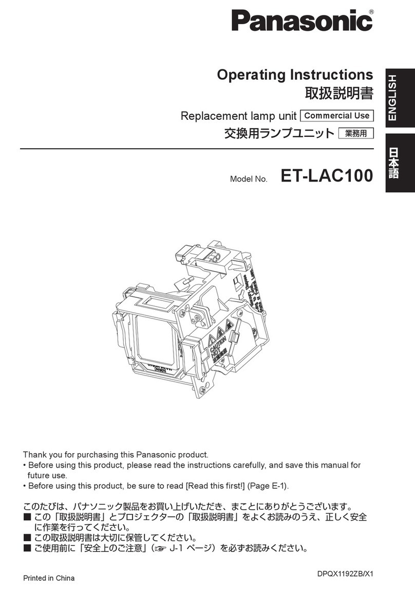 Panasonic ET-LAC100 User manual