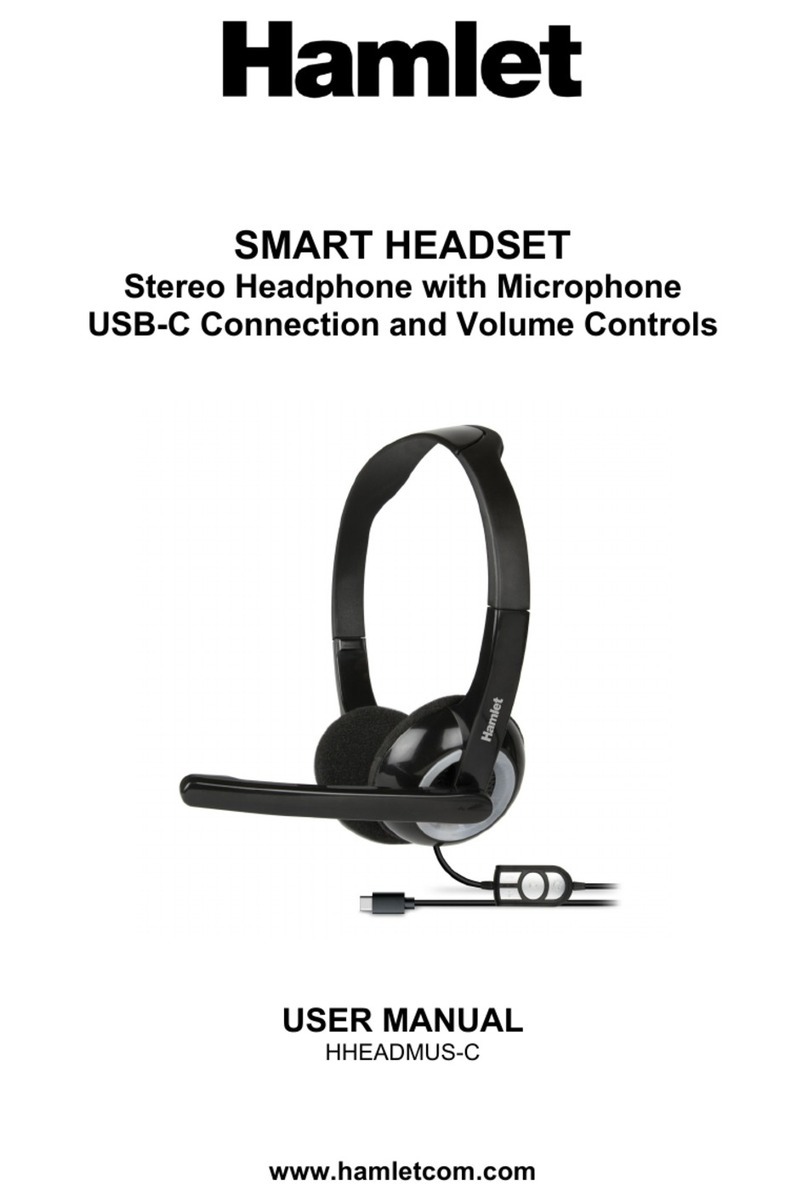 Hamlet HHEADMUS-C User manual
