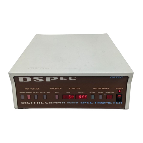 ORTEC DSPEC User manual