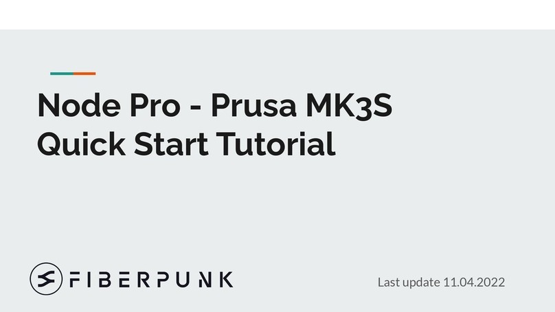 FIBERPUNK Node Pro Prusa MK3S Quick start tutorial