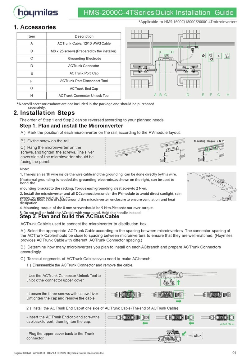 Hoymiles HMS-2000C-4T Series Quick installation guide
