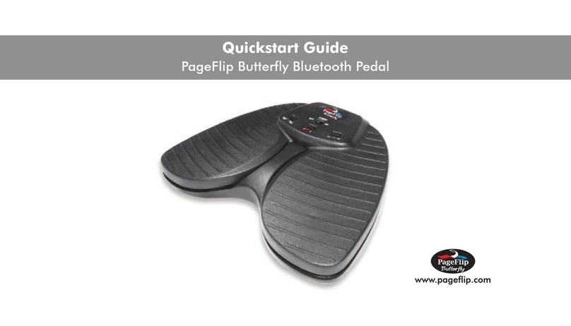 PageFlip Butterfly Bluetooth Pedal User manual