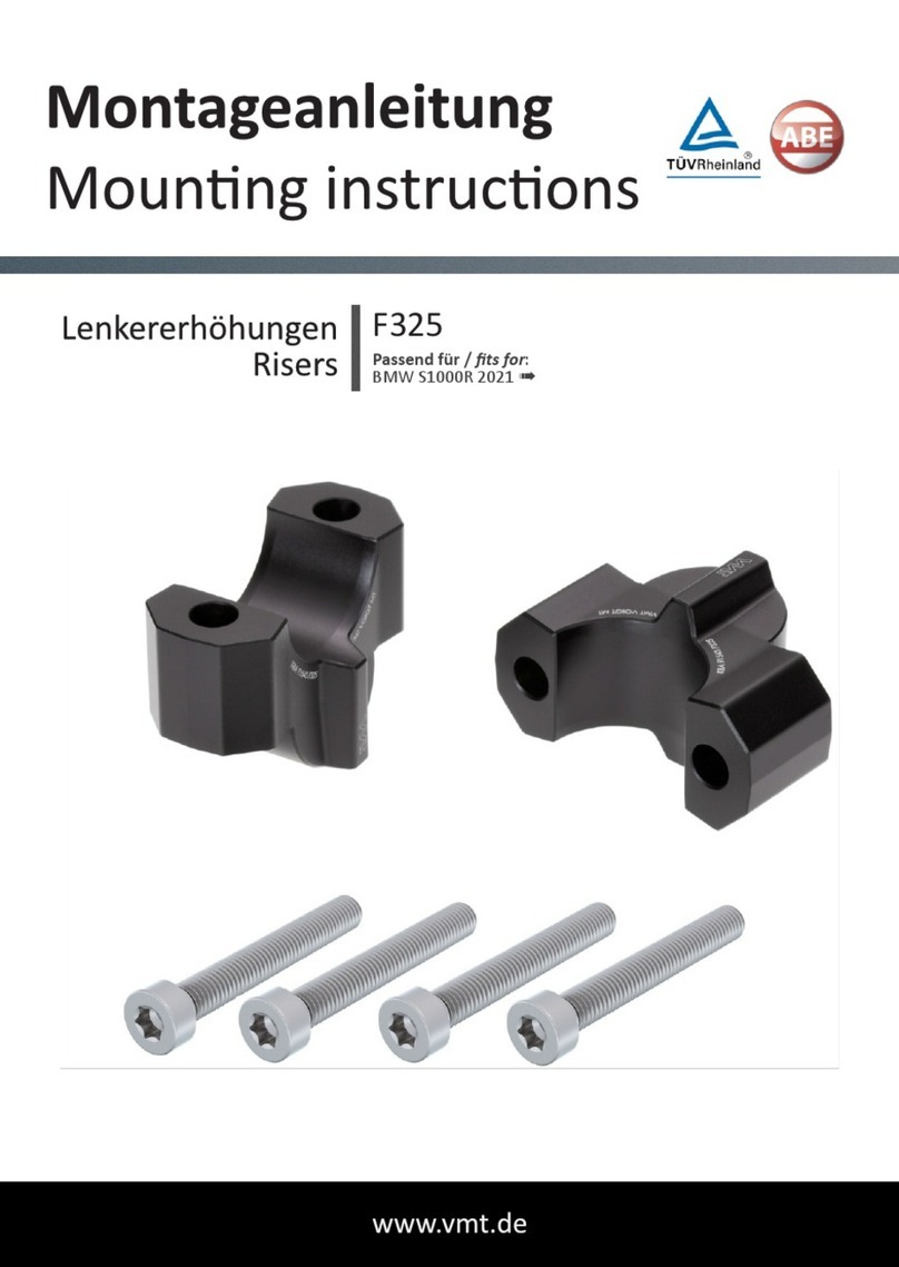 VMT F325 Mounting instructions