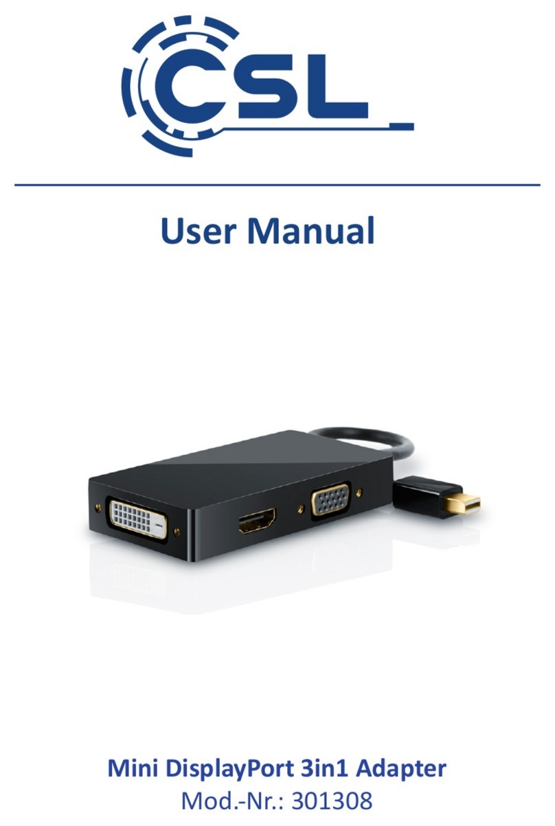CSL 301308 user manual