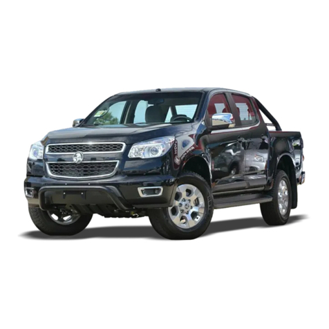 HOLDEN RG COLORADO 2014 Owner's handbook