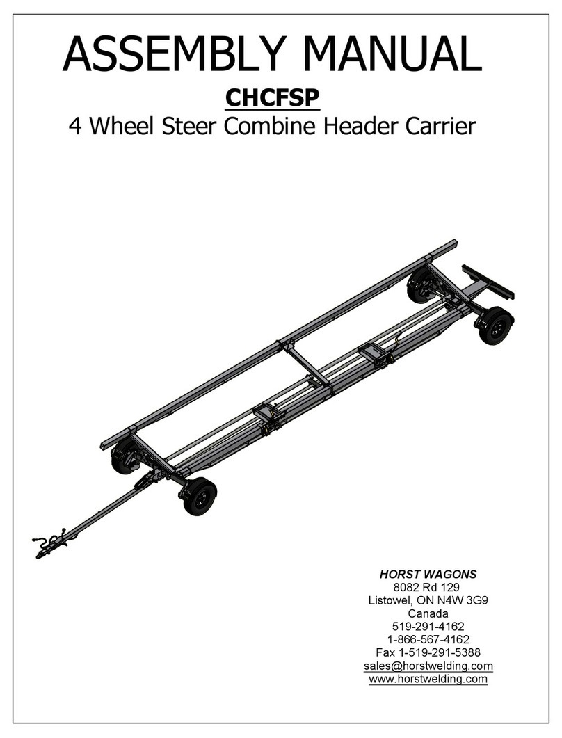 HORST WAGONS CHCFSP Assembly manual
