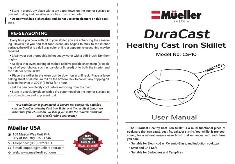 Mueller DuraCast CS-10 user manual