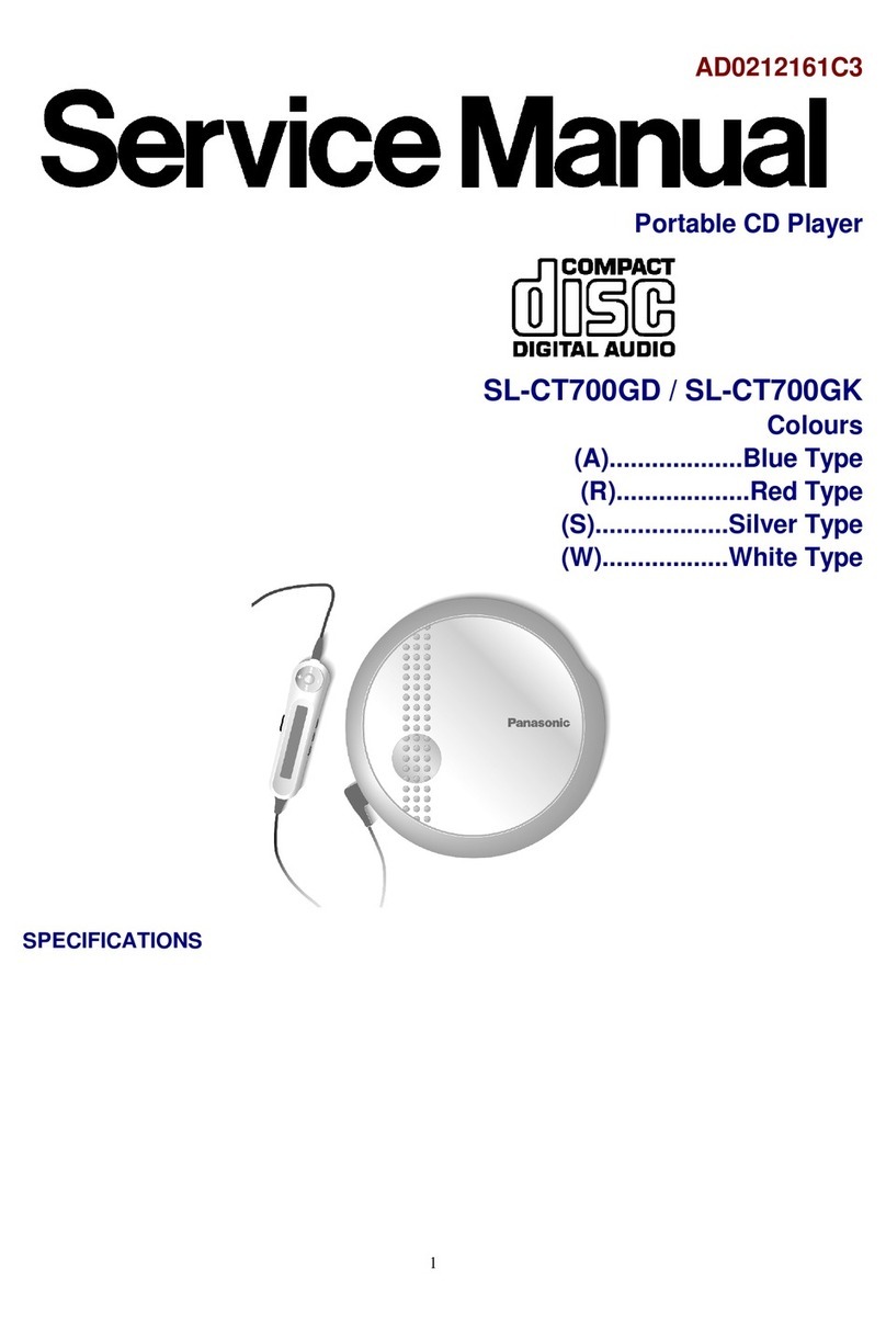 Panasonic SL-CT700GD User manual