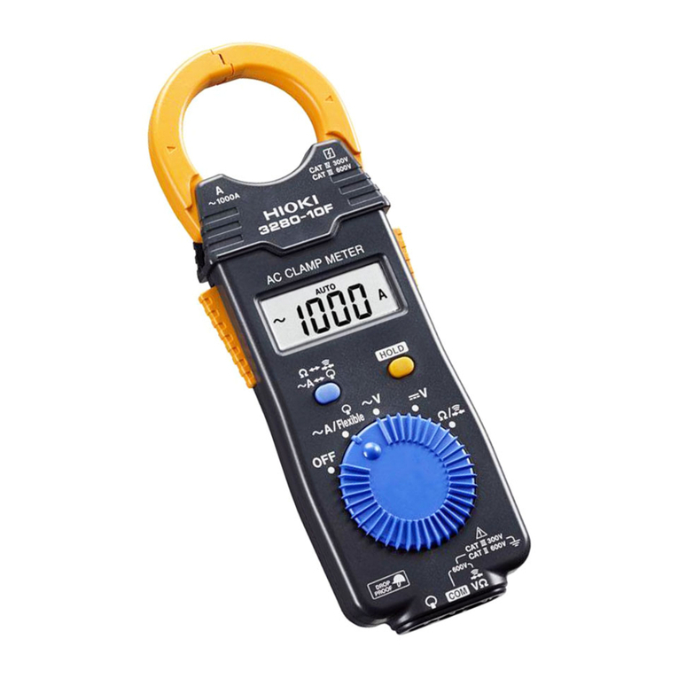 Hioki 3280-10F user manual