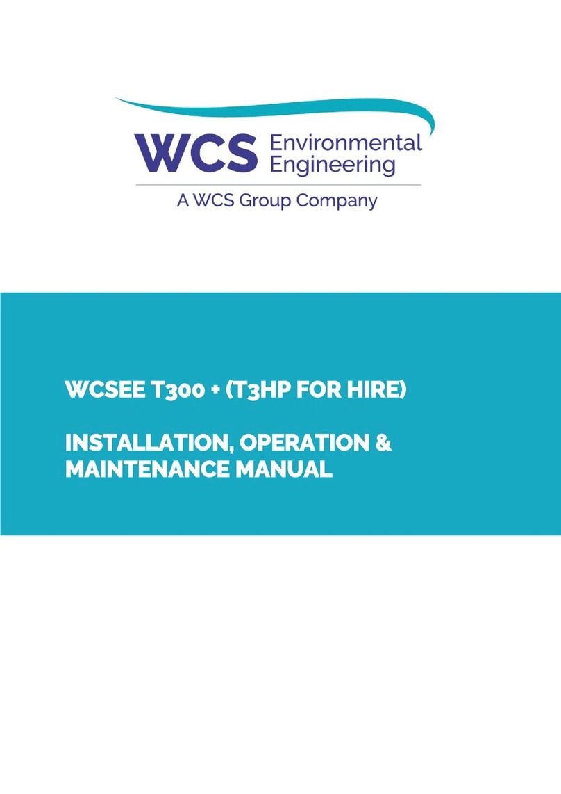 WCS WCSEE T300 Installation, operation & maintenance manual WCS WCSEE T300 Installation, operation & maintenance manual