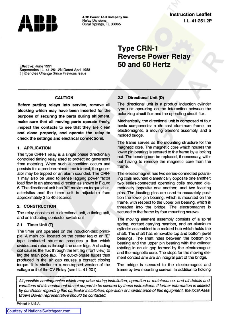 ABB CRN-1 Instruction leaflet