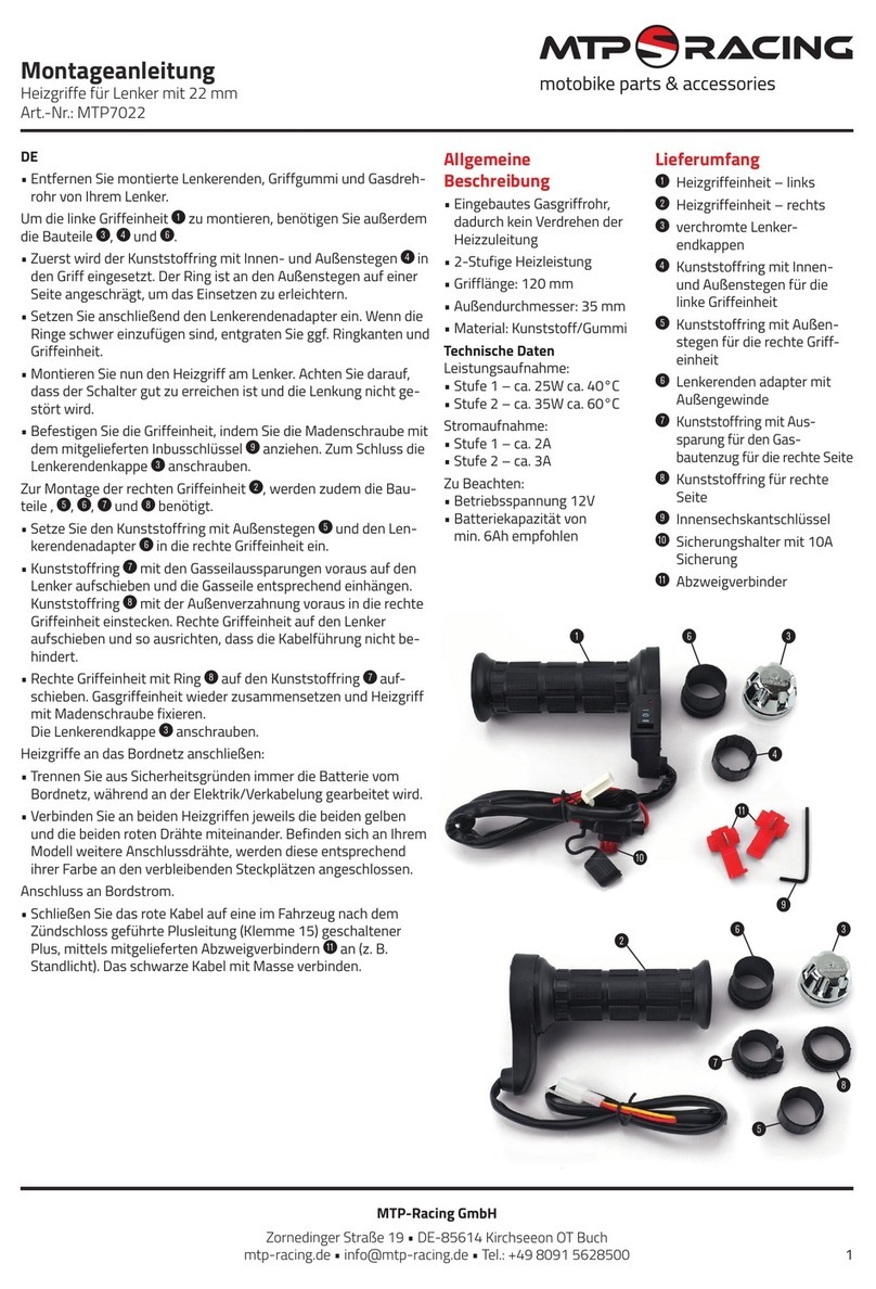 MTP-Racing MTP7022 Assembly instructions