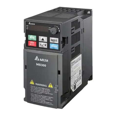 EMG DELTA VFD-MS300 Series Quick setup instructions