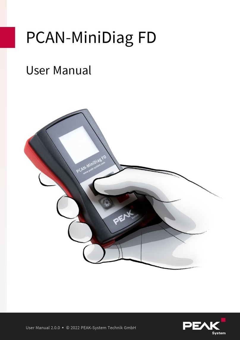 Peak PCAN-MiniDiag FD user manual