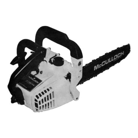 McCulloch Mac 110 User manual