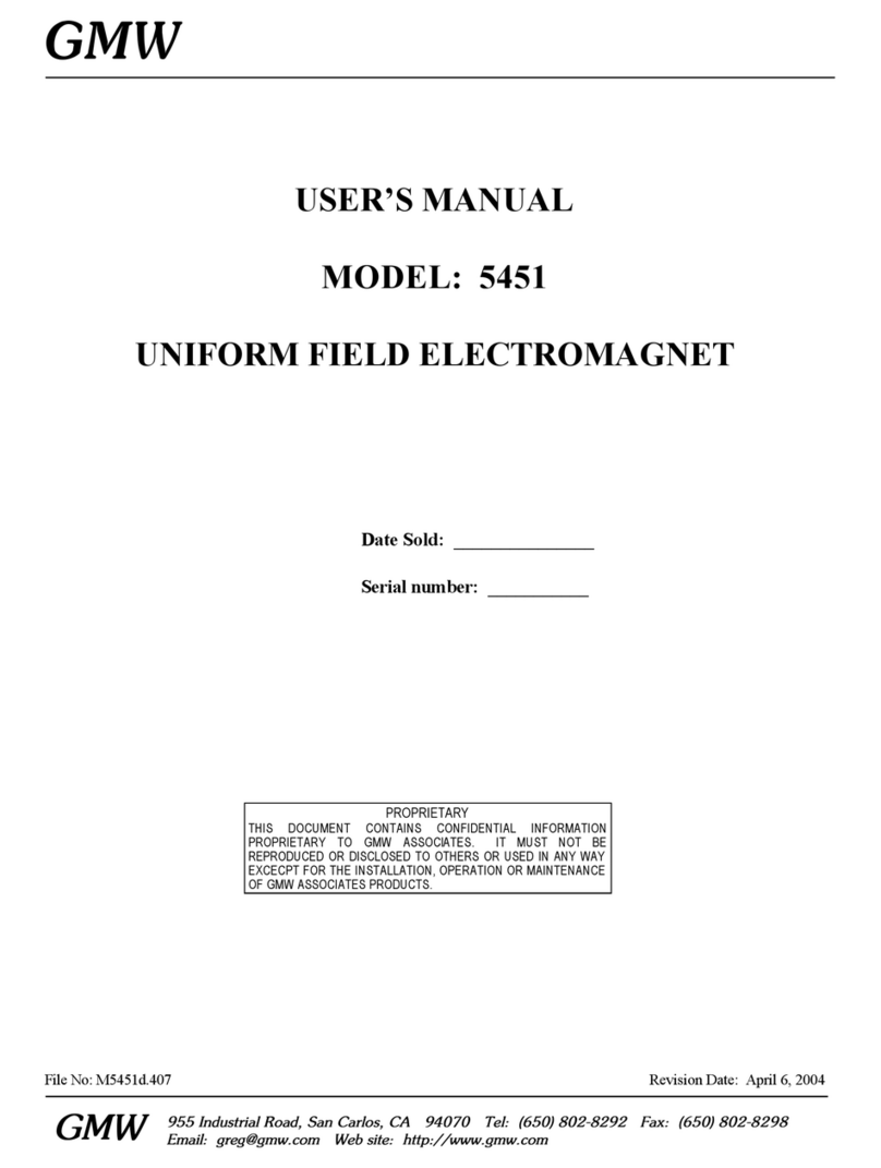 GMW 5451 user manual