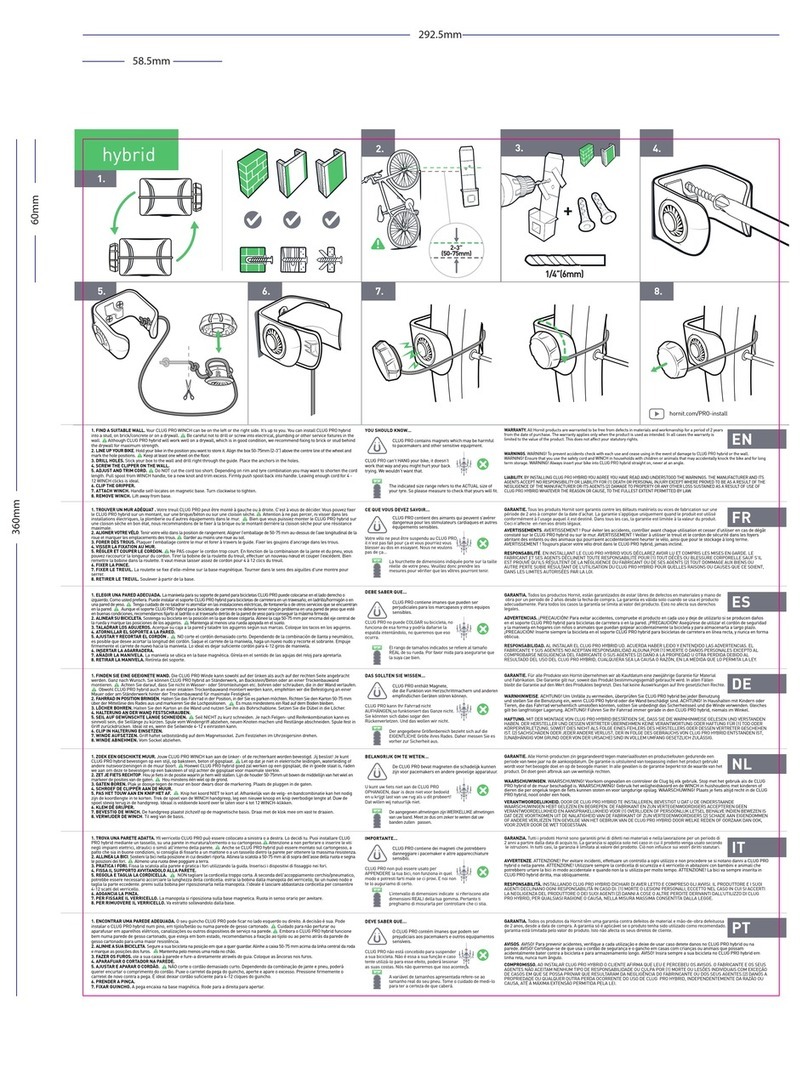 HORNIT CLUG PRO hybrid instructions