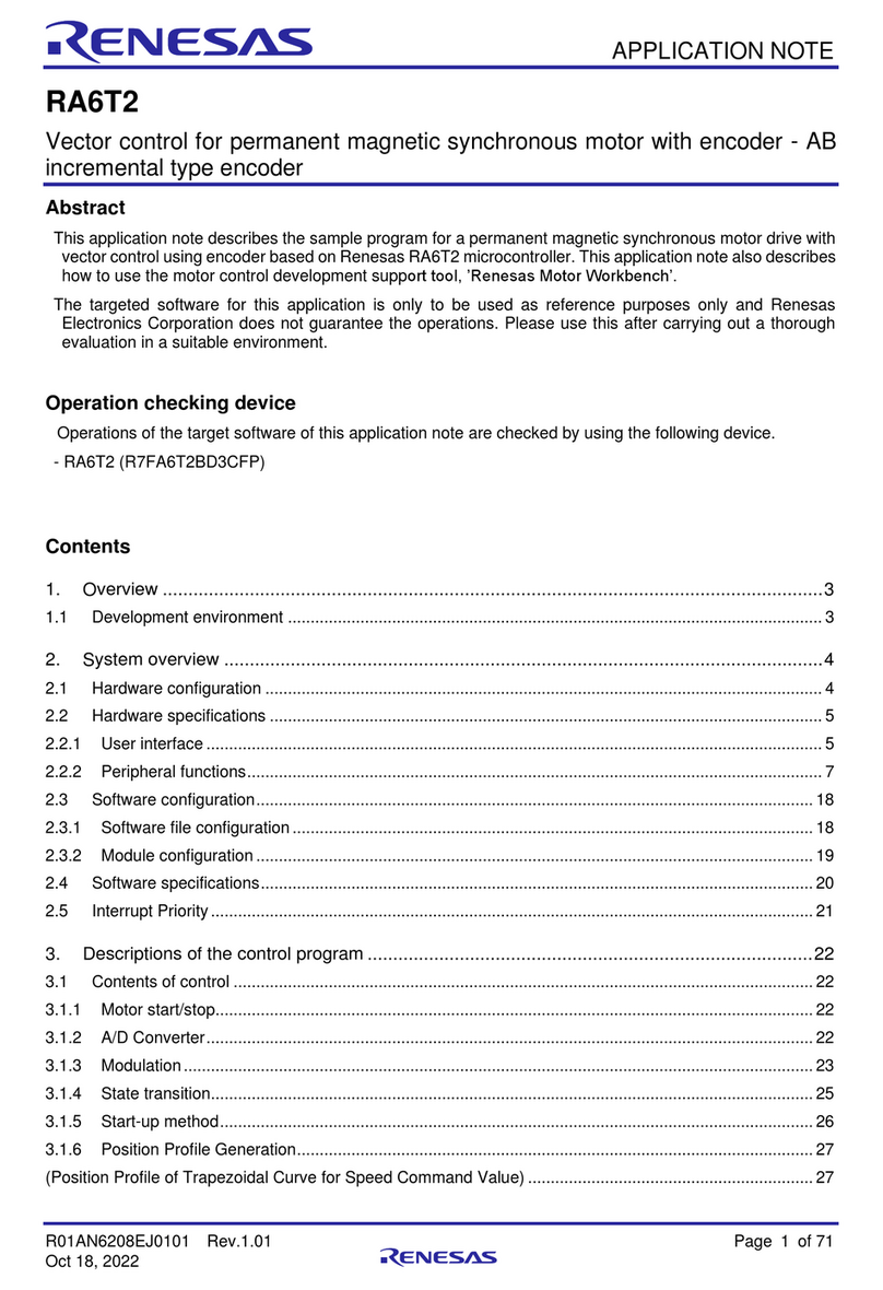 Renesas RA6T2 Application note