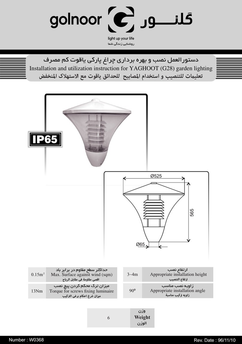 Golnoor YAGHOOT G28 Installation and Utilization Instructions