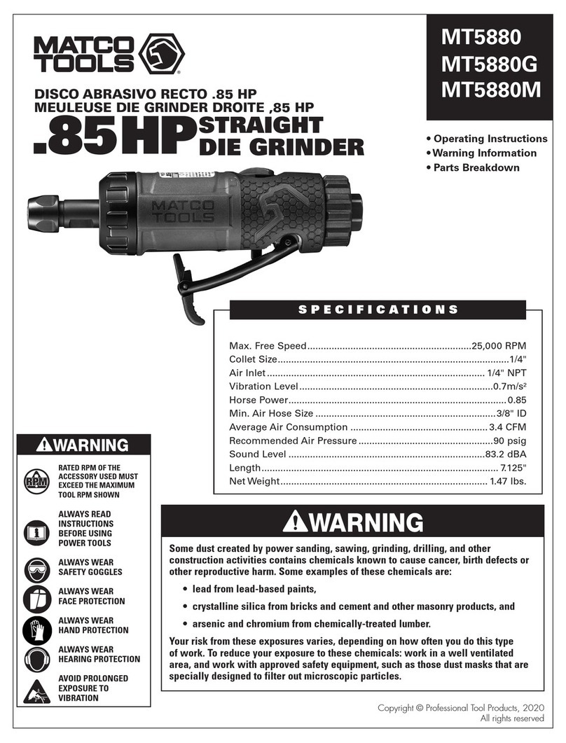 Matco Tools MT5880 User manual