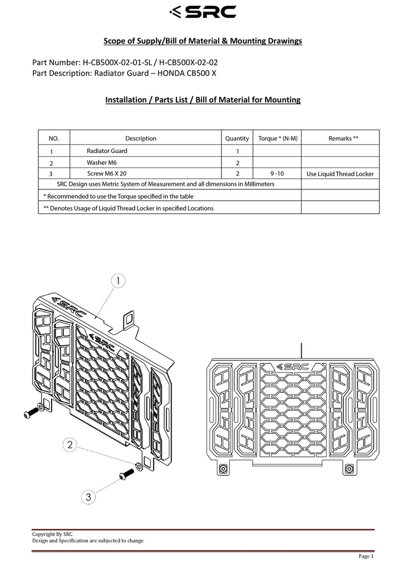 SRC H-CB500X-02-01-SL quick start guide