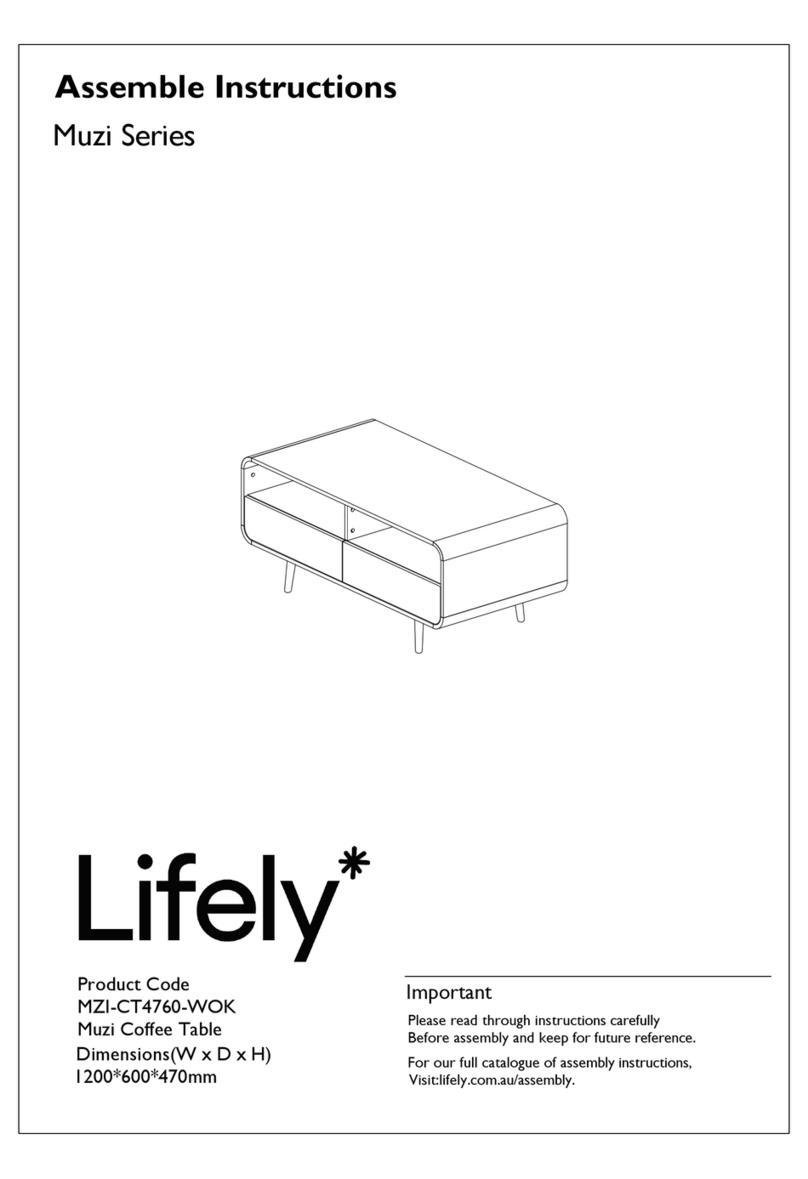Lifely Muzi Series Assemble instructions Lifely Muzi Series Assemble instructions