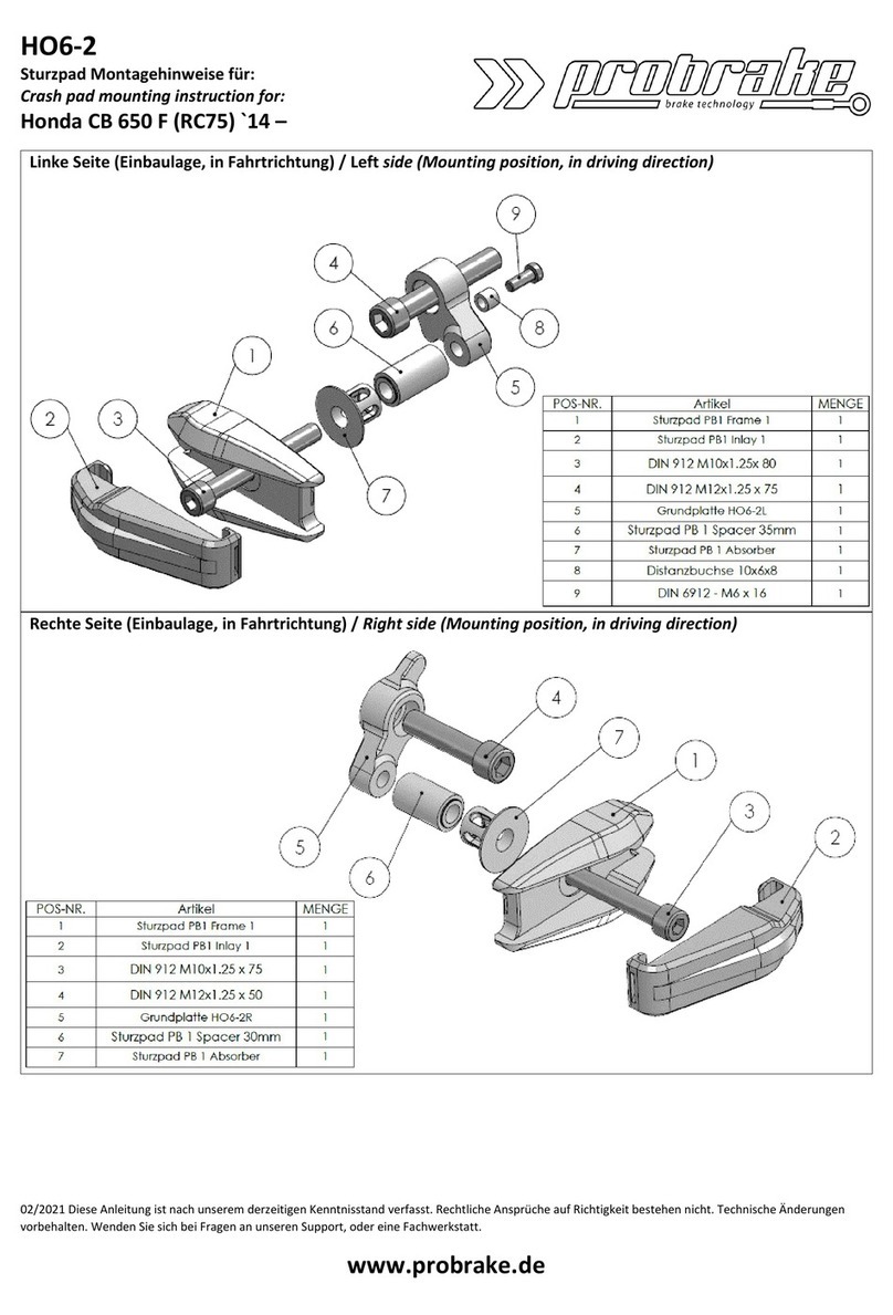 probrake HO6-2 User guide