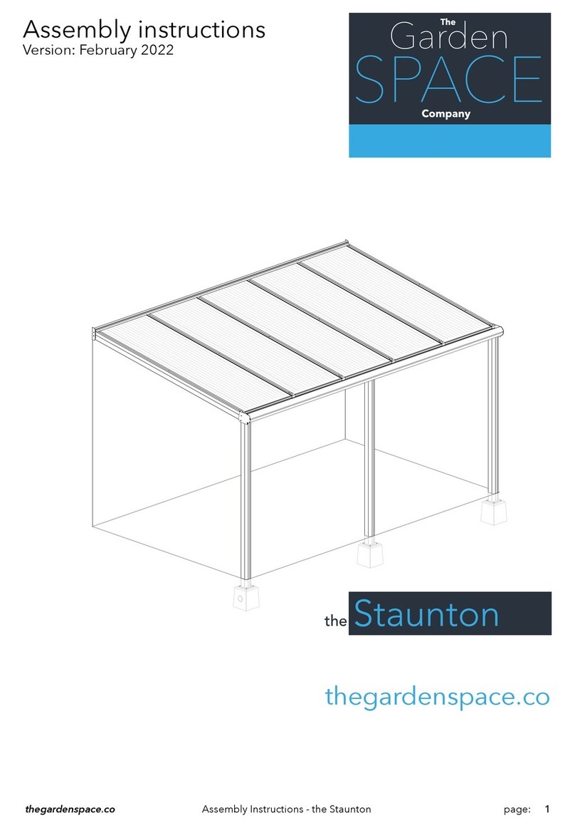 The Garden SPACE Staunton Assembly instructions The Garden SPACE Staunton Assembly instructions