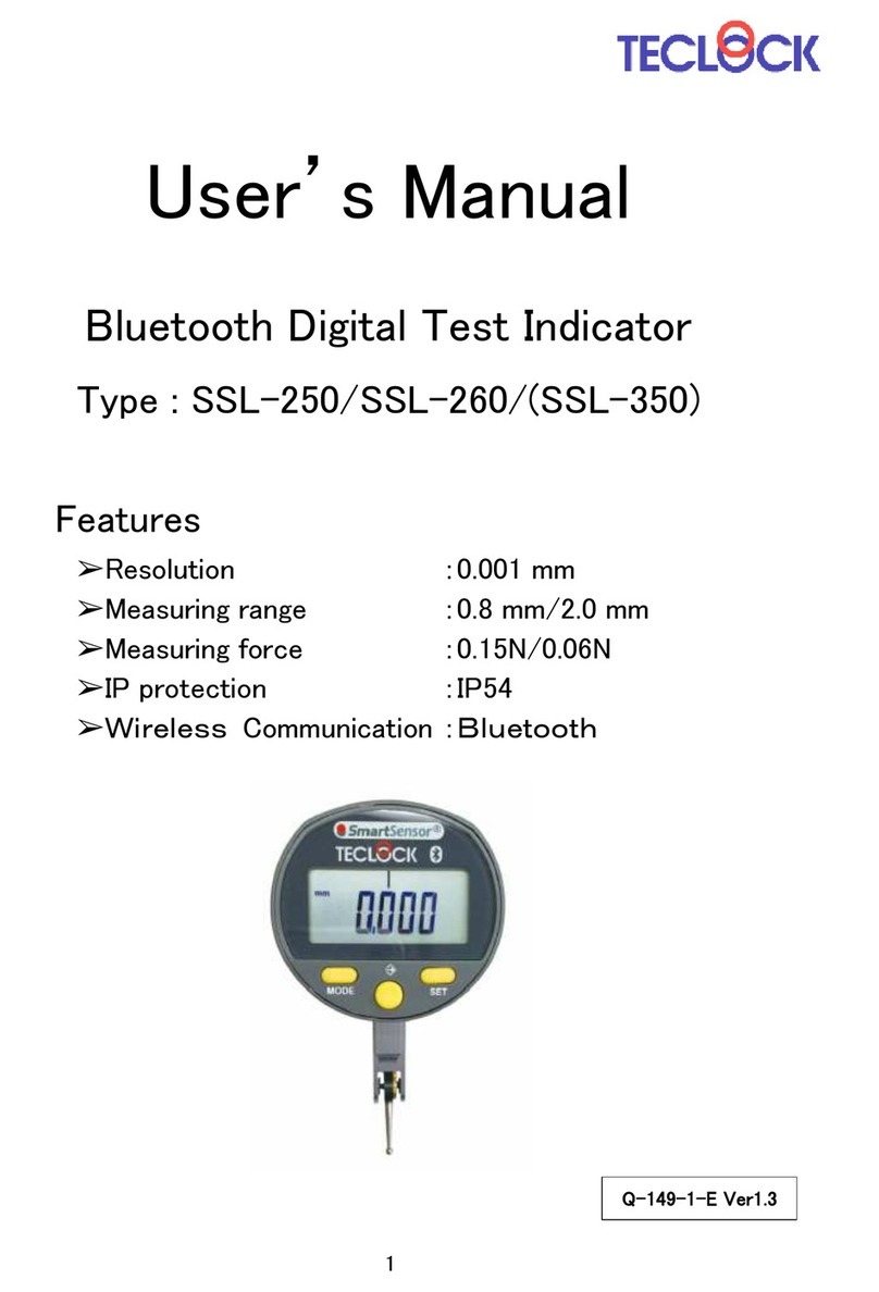 TECLOCK SSL-250 user manual